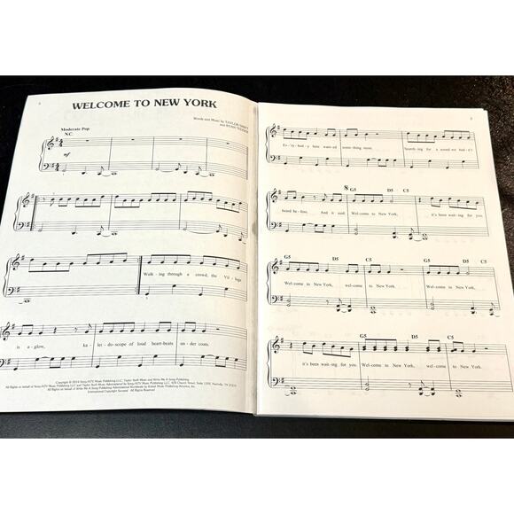 Taylor Swift 1989 Songbook Piano Vocal Guitar Chords Hal Leonard Sheet Music - Picture 3 of 10